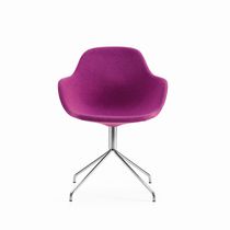 Upholstered conference chair / with armrests...