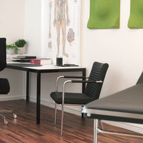Contemporary visitor chair / with armrests...