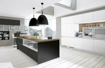 Contemporary kitchen / wooden / island /...