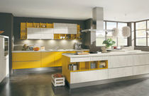 Contemporary kitchen / wooden / island /...