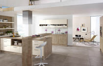 Contemporary kitchen / laminate / lacquered...