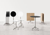 Contemporary high bar table / HPL / round...