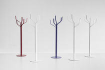 Floor coat rack / contemporary / metal /...