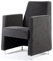 Contemporary armchair / textile / for public...