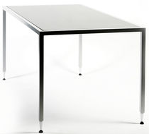 Contemporary work table / wooden / rectangular...