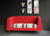 Contemporary sofa / fabric / for public...