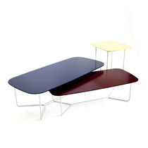 Contemporary coffee table / MDF / rectangular