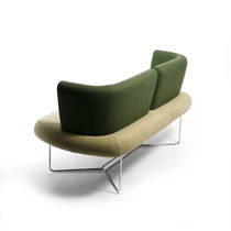 Contemporary upholstered bench / fabric...