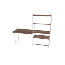 Workstation desk / wooden / steel / contemporary