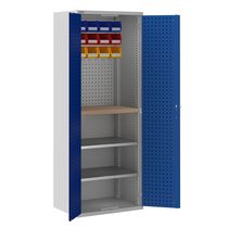 Tall filing cabinet / wooden / steel / with...
