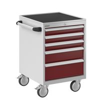 Low filing cabinet / steel / with drawers...