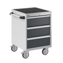 Low filing cabinet / steel / with drawers...