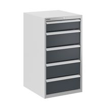 Tall filing cabinet / steel / with drawers...