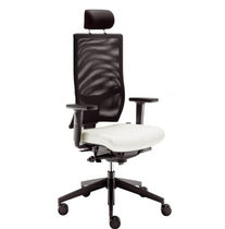 Contemporary office armchair / mesh / with...