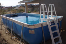 above-ground metal frame swimming pool FASTLANE POOL ENDLESS POOLS