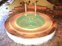 above-ground swimming pool cover  S&ouml;lker Marmor