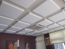 acoustic ceiling tile in melamine CAPTEUR ACOUSTISSIMO&reg; M&Eacute;LAMINE DECIBEL FRANCE