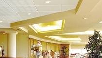 acoustic suspended ceiling tile in plaster GYPTONE&reg; LINE 4� Certain Teed