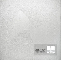 acoustic suspended ceiling tile in plaster REF. 1024 Prefaes