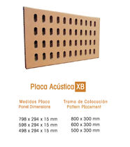 acoustic terracotta panel for facade XB SYSTEM FAVEMANC