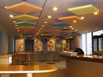 acoustic tile for suspended ceiling capteur ACOUSTISSIMO&reg; tissu DECIBEL FRANCE