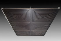 acoustic wooden suspended ceiling SCREENBALL&reg;: ROLLAWAY FRAME T24 PREAM s.r.l