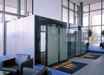 all glass swing door IGG GEZE
