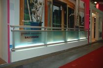 aluminium and glass railing BALCONADE Ponzi s.r.l.
