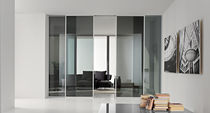 aluminium and glass sliding door MOD. IVE 1V  GAROFOLI