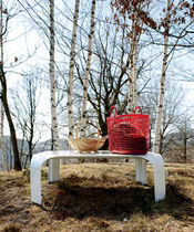 aluminium contemporary coffee table MINIBRIDGE Borella design