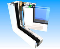 aluminium double glazed casement window with a thermal break MAS W60: INSWING McMullen Architectural Systems Ltd.