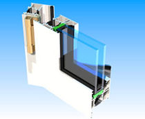 aluminium double glazed casement window with a thermal break MAS W60: OUTSWING McMullen Architectural Systems Ltd.