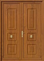 aluminium double swing door  ALUPORTA