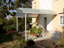 aluminium entrance canopy (glass cover)  Kollegger Metallbau GmbH