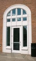 aluminium entrance door for commercial buildings 452 WIDE STILE CMI Architectural Products, Inc.