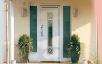 aluminium entrance door with sidelight CLASSIC HAAS HOCO ITALIA