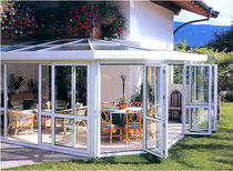 aluminium folding patio door S 72 PLATINUM Panda Windows & Doors 