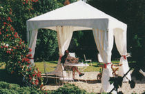 aluminium gazebo (canvas covering) KIOSQUE ESMERY CARON