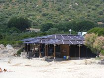 aluminium gazebo (resin wicker covering) FARE 55 m2 FARE OUTDOOR