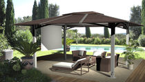 aluminium gazebo (resin wicker covering) FARE 5 x 4 FARE OUTDOOR