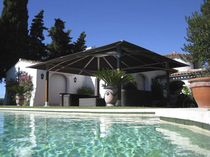 aluminium gazebo (resin wicker covering) FARE 4X5 FARE OUTDOOR