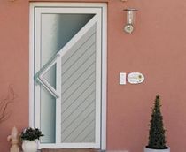 aluminium glass pane fitted entrance door  STANDARDS HAAS HOCO ITALIA
