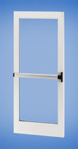 aluminium glass pane fitted entrance door 35H YKK AP