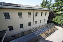 aluminium patio canopy TUNNEL FIXED VITRUM MIONI