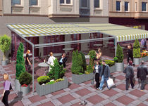 aluminium pergola (sliding canvas cover) TERRACLIM FRANCIAFLEX