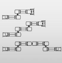 aluminium profile for door WHISPERGLIDE MULTI-TRACK SERIES Alumicor Limited