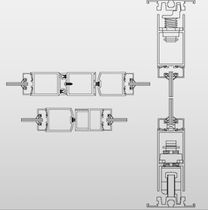 aluminium profile for door ALUMIGLIDE SINGLE-TRACK SERIES Alumicor Limited