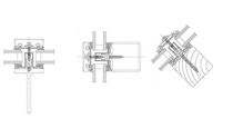 aluminium profile for mullion and transom curtain wall AK Stabalux