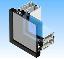 aluminium profile for mullion and transom curtain wall MAS W86 McMullen Architectural Systems Ltd.