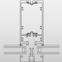 aluminium profile for mullion and transom curtain wall MULTIWALL HS 2700 Alumicor Limited